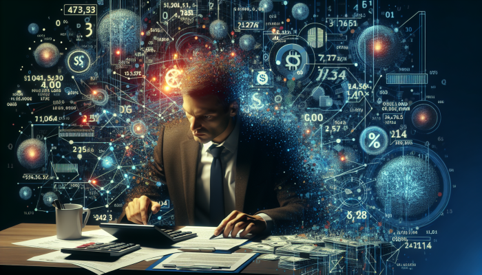 Debt Consolidation Myths Debunked: Is It Too Good to Be True? | DCL Person analyzing financial chart of interest rates and fees, with loan documents and calculator.