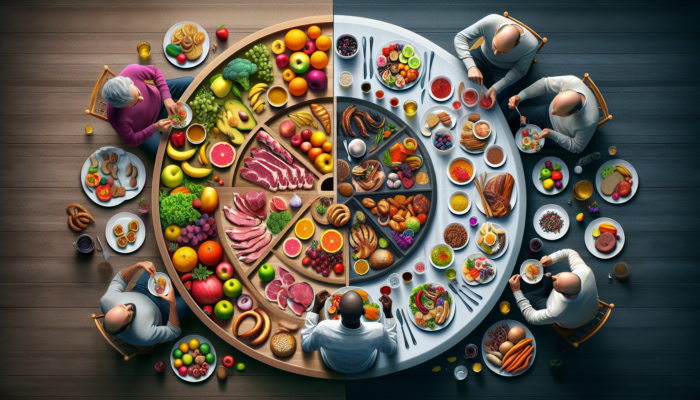 A person alternating between a day of normal eating and a day of fasting, symbolizing alternate day fasting.
