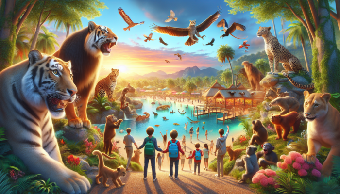 Myrtle Beach Safari offers close encounters with exotic animals in naturalistic habitats, with educational tours.