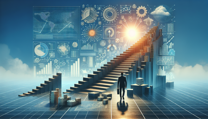 How To Make Debt Consolidation Work For You | DCL A person setting financial goals with charts, timelines, aiming for debt-free status and improved credit score within a budget framework.