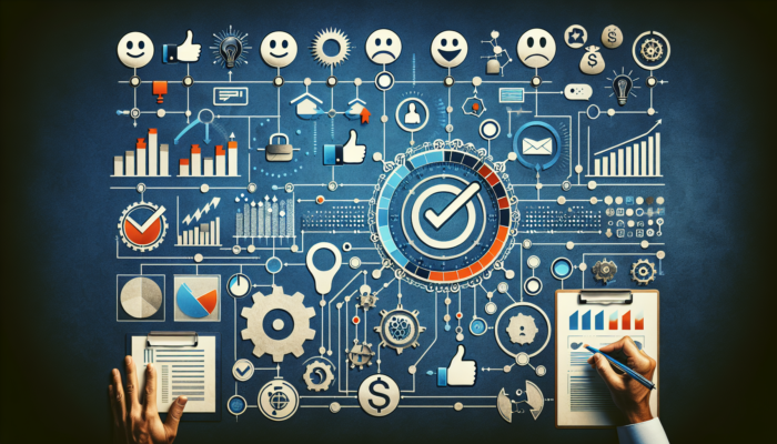 Digital dashboard showing Google Business Reviews with sentiment analysis graphs and strategic business adaptations.