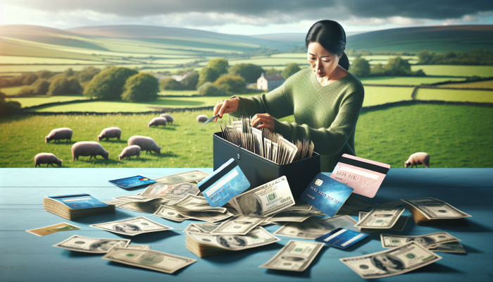 Debt Consolidation Basics Everyone Should Know: A Guide | DCL A person in the UK consolidating bills and credit cards into a single folder, symbolising debt consolidation and financial relief.