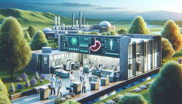 A modern medical facility in Dinnington with advanced liver blood testing technology, serene environment, and professional staff.