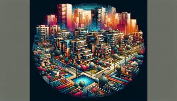 A map of Sandton showcasing top neighborhoods: modern Morningside, community-focused Rivonia, peaceful Woodmead, family-oriented Bryanston, and upscale Sandown.