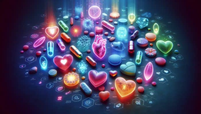 A colourful variety of multivitamins, symbolising health benefits including immune support and reduced disease risk.